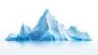 Iceberg winter icon 3d