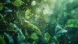 © Johannes - ESG banner background for Environment Social Governance of corporate sustainability performance for investment screening. based on generative ai hyper realistic