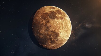 Wall Mural - planet mercury generative ai