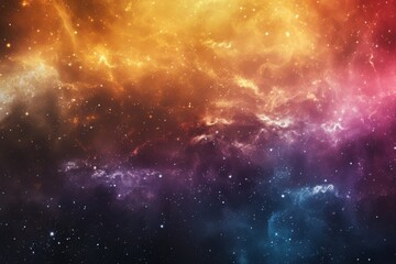 Wall Mural - a vibrant and dynamic space scene brimming with numerous stars illuminating the darkness, a vibrant 