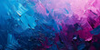 Vibrant Abstract Oil Painting Texture in Blue and Pink Hues