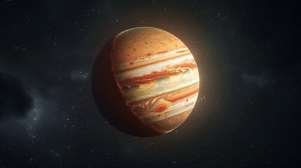 Wall Mural - planet jupiter generative ai