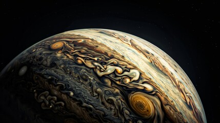 Wall Mural - planet jupiter generative ai