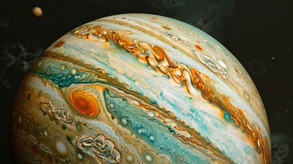 Wall Mural - planet jupiter generative ai
