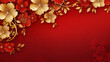 Holiday floral background
