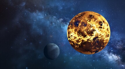 Wall Mural - planet venus generative ai