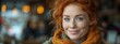 © Анна Мартьянова - Portrait of red hair woman. authenticity and uniqueness concept. banner
