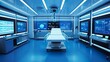 futuristic hospital room