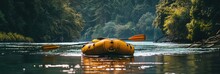 Photo Of A Raft On The Water -