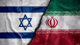 Fototapeta  - flag Israel Iran