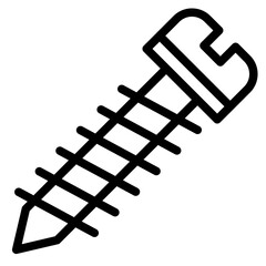 Sticker - screw icon