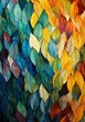 colorful abstract background with leaves
