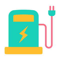 Canvas Print - Charging Station Icon