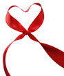 © Rawpixel.com - PNG Red heart ribbons backgrounds red celebration
