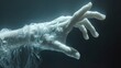 © JennyJane - A reaching hand, possibly seeking help or symbolizing connection to the world or the sky