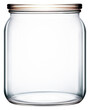 PNG Empty glass jar bottle white background transparent