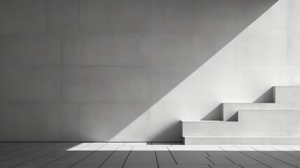 Poster - lines and shapes in monochrome tones, conveying a sense of modernity and sophistication.