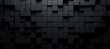 A black background with a lot of squares. The squares are arranged in a way that creates a sense of depth and texture