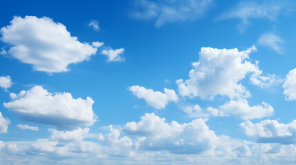 Wall Mural - blue sky with white cloud background. white cloud with blue sky background.
