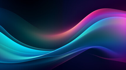 Wall Mural - Colorful wavy background with paper cut style. background or wallpaper