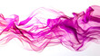 A pop of vibrant magenta injecting energy into the abstract design. Isolated on solid white background.