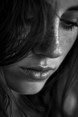 The subtle hint of sadness in a woman's eyes as she says goodbye, her face trying to smile through the sorrow of parting.