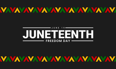 Wall Mural - Independence Day Juneteenth. Emancipation or Freedom Day.  A celebration of American history. Vector illustration