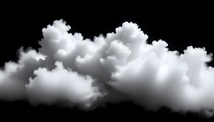 Wall Mural - background--Fog--white-clouds-or-haze-For-designs-isolated-on-black-background--Abstract-cloud--Cloud-or-dust-isolated-on-black--abstract-cloud
