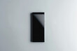 © kristina - Minimalist Modern Smartphone with Black Screen Isolated on Neutral Background