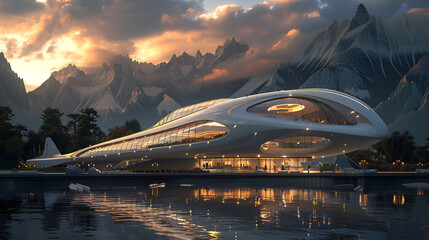 Wall Mural - future mansion