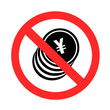 no money currency pay sign symbol icon