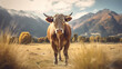 New Zealand Angus beef cow