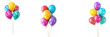 © Apim & Co - Colorful party balloons isolated on transparent background