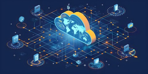 Poster - Secure Cloud Storage Network for Global Business Data Transfers with Encrypted Connections and Infrastructure