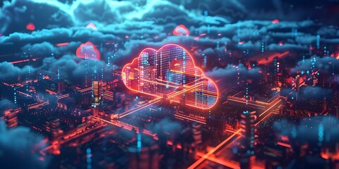 Poster - Secure Cloud Network for Global Business Data Flow and Connectivity