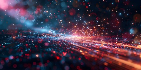 Poster - Chaotic Digital Data Explosion with Bursting Lines and Particles