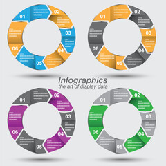 Poster - Collection infographic template for modern data visualization and ranking and statistics.