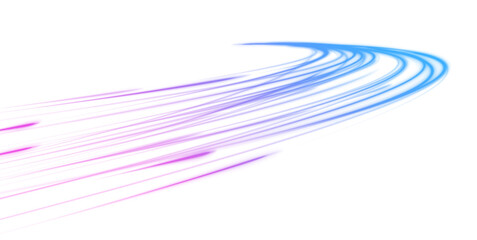 Fototapete - Racing cars dynamic flash effects city road with long exposure night ligh. Laser beams luminous abstract sparkling isolated on a transparent background.	