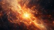 Nebula in space. Generative AI