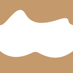 Wall Mural - Divider Header for App, Banners or Posters. Set of Template Dividers Shapes for Website. Curve Lines, Drops, Wave Collection of Design Element for Top, Bottom Page Web Site.