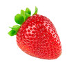 Strawberry fruit isolated on transparent background. PNG format