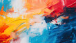 Artistic texture colorful brush strokes abstract poster web page PPT background