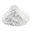 flour on a white background