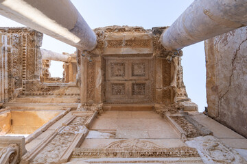 Wall Mural - Ephesus Ancient City (Efes Antik Kenti) Drone Photo, Selcuk Izmir, Turkiye (Turkey)