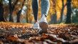 Active Lifestyle Choices from Gym to Outdoor Pursuits on Autumn Trail in Serene Forest Landscape