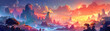 Dawn of Fantasy Enchanted Skyline