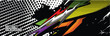 Vector Car Decal Wrap Design: Abstract Racing Stripe Background Kit for Vehicles, Race Cars, Rally, Adventure, and Livery