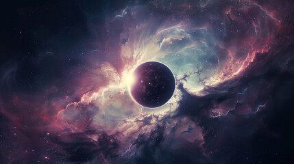 Wall Mural - planet in space