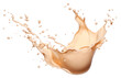 PNG Milk tea splashing refreshment simplicity splattered. AI generated Image by rawpixel.