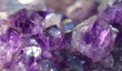 Amethyst is a beautiful colored gemstone. naturally.